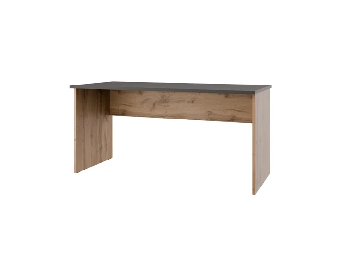 Kancelářský stůl NEJBY GIANNI, dub wotan/antracit