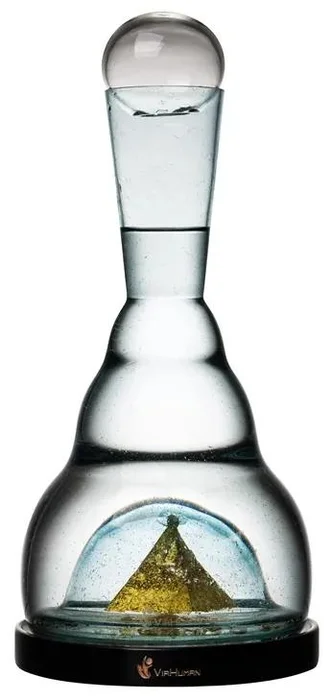 Karafa ViaHuman Aurum 1,4l modré sklo
