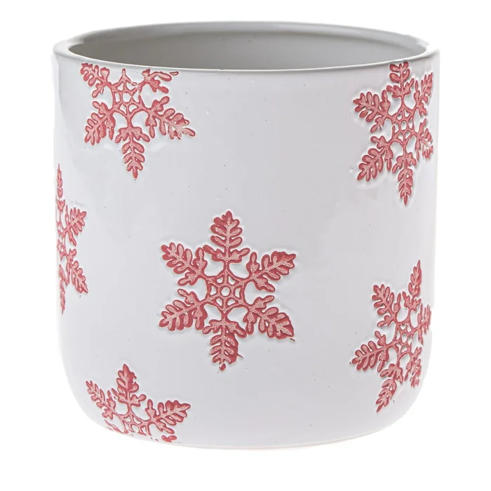Keramický květináč Xmasy 14 cm