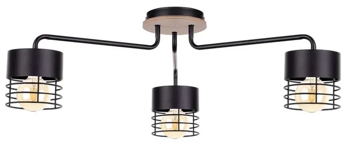 Keter Lighting CAS WOOD Přisazený lustr