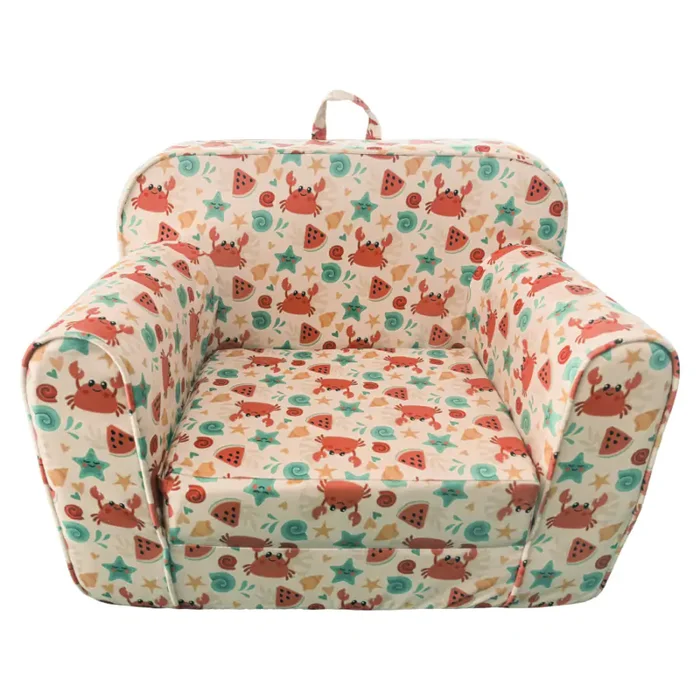 KIDY Rozkládací dětské křesílko s mořským motivem