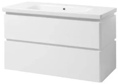 Kingsbath Lavedo Lion II 100 White Koupelnová Skříňka s Umyvadlem