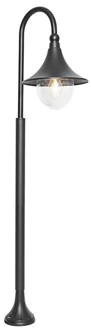 Klasická černá venkovní lampa 125 cm IP44 - Daphne