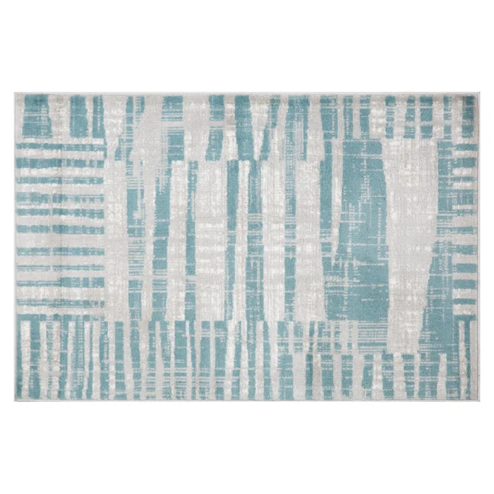 Koberec Estela Typ 2 – šedá/modrá, 160×235 cm