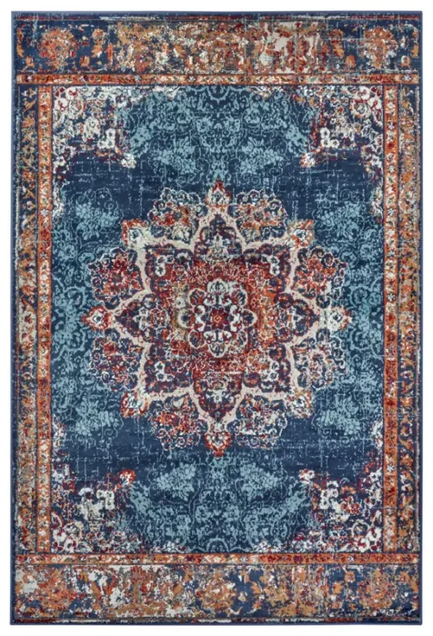 Koberec Luxor Maderno od Hanse Home – tmavě modrý, vícebarevný, 200×280 cm