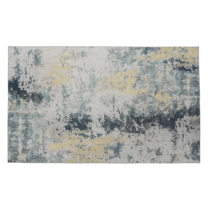 Koberec MARION TYP 1 80×200 cm – modrá/šedá/žlutá
