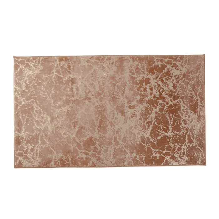 Koberec RAKEL 80x150 cm – béžový se zlatým vzorem