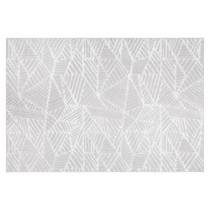 Koberec TORIS TYP 1 šedý vzor 67×120 cm