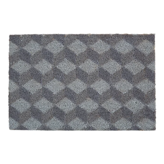 Kokosová rohožka 40x60 cm šedá Cube
