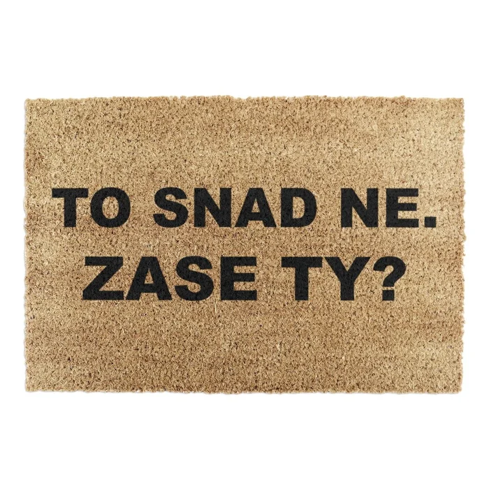 Kokosová rohožka 40x60 cm Zase Ty? – Artsy Doormats