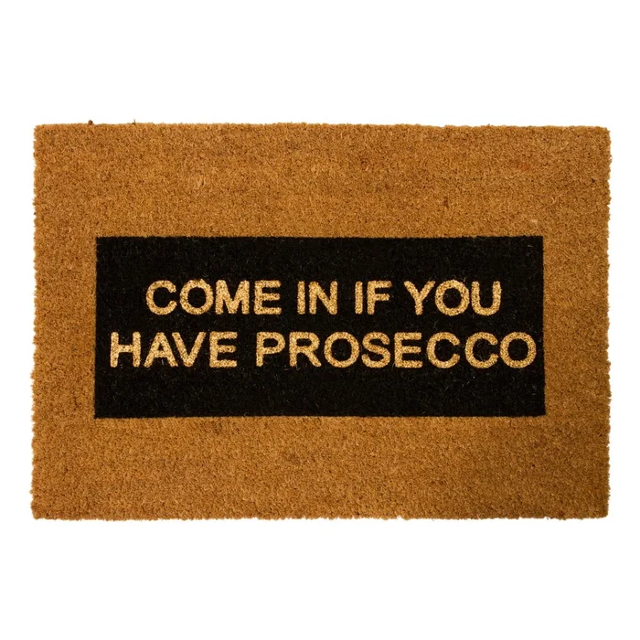 Kokosová rohožka Artsy Doormats Glitter Prosecco