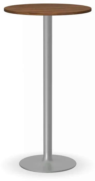 Koktejlový stůl OLYMPO II 600 mm šedá/ořech