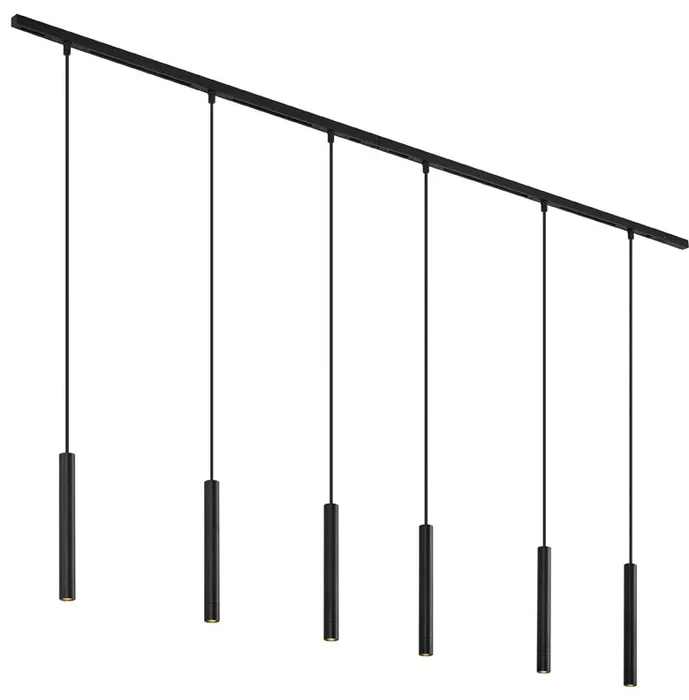 Kolejnicový systém se 6 závěsnými světly Slimline Keno