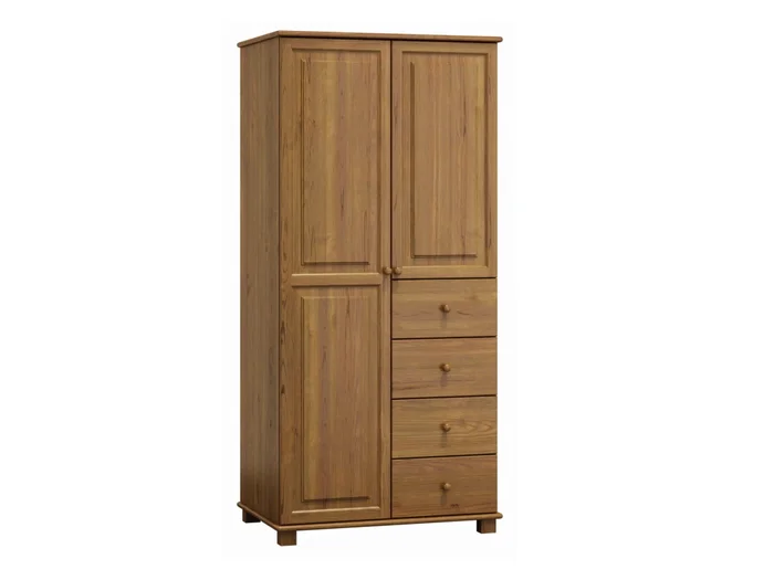 Kombinovaná skříň BHAGIRA 3 2D, šířka 80 cm, borovice dub