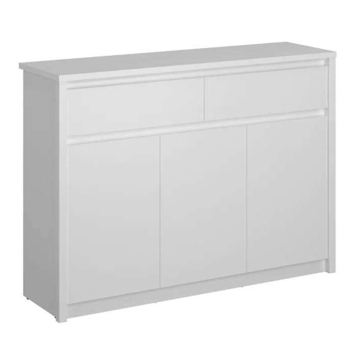 Komoda 3D2S bílá ERODIN