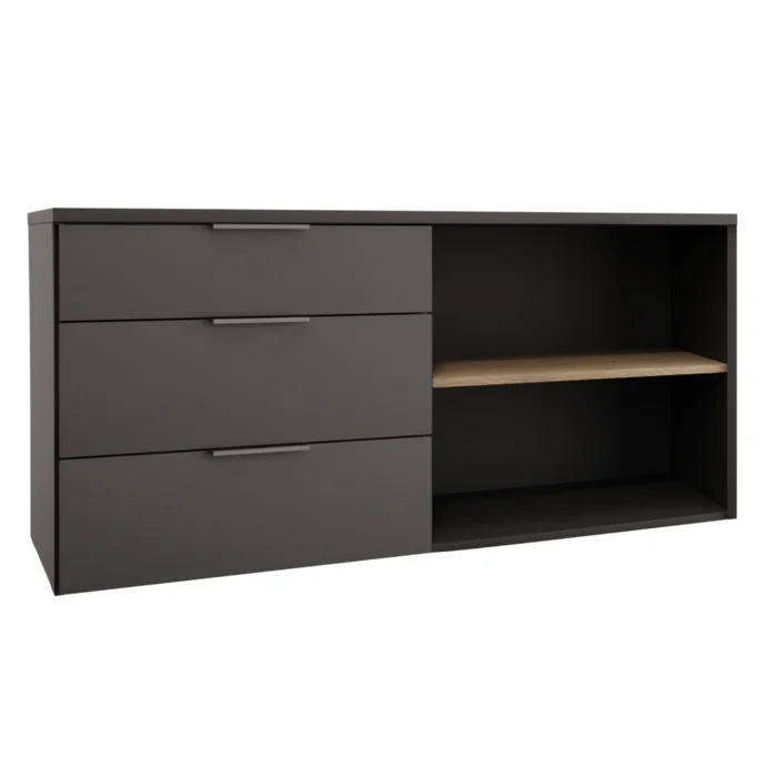 Komoda ADAPO ADP05 Antracit/Dub Cremona