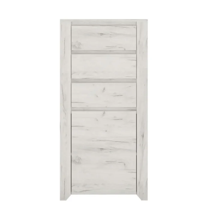 Komoda ANGEL Typ 35, bílá craft