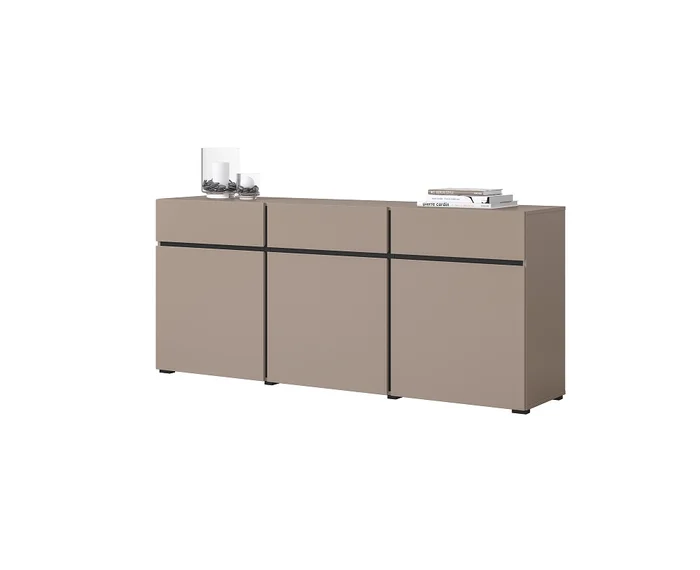 Komoda BONIFACIO 3D3S Congo/Černá