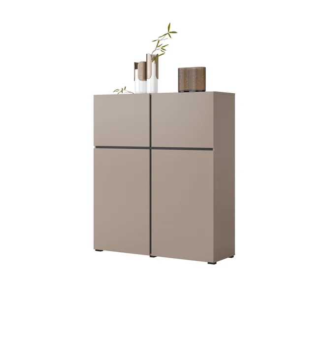 Komoda BONIFACIO 4D congo/černá