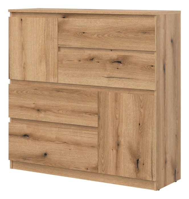 Komoda BORROMEO 2D4S – dub evoke