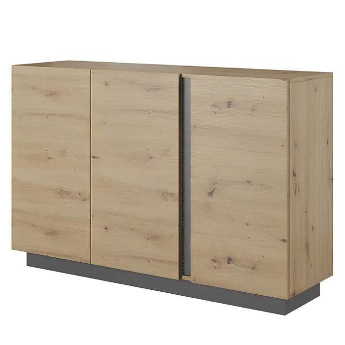 Komoda CITY dub artisan / šedý grafit