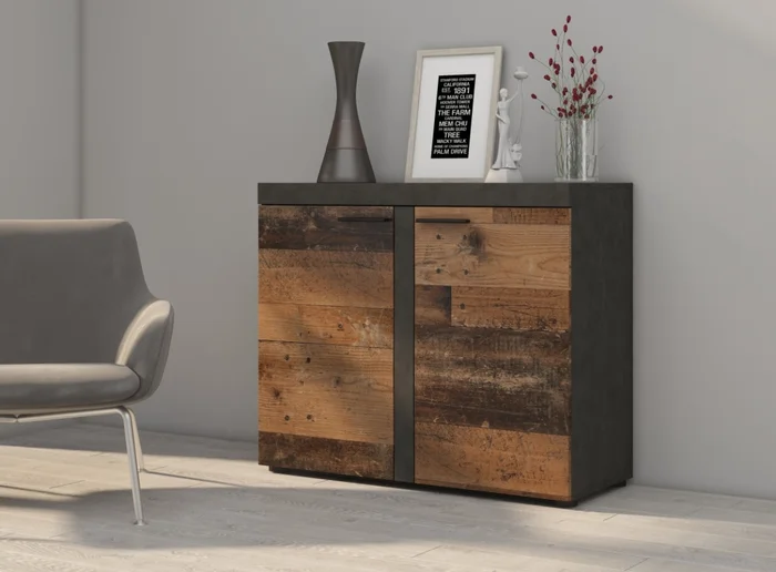 Komoda KADEN 2D – matera/old style
