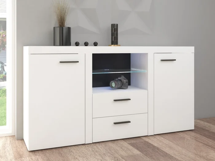 Komoda KADEN 2D2S – bílá