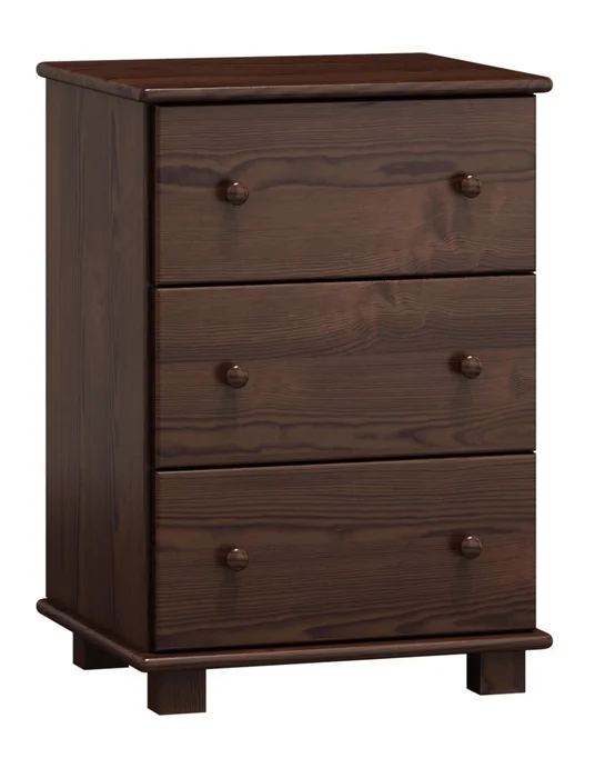 Komoda NEFTYS 14 – borovice, ořech, hloubka 47 cm