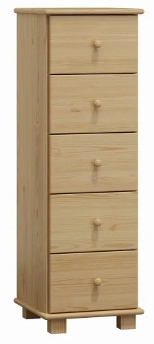 Komoda NEFTYS 24 – masiv borovice, hloubka 47 cm