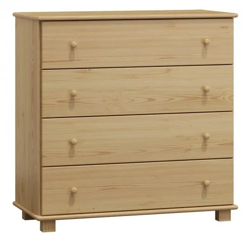 Komoda NEFTYS 7 – masiv borovice, 100 × 100 × 47 cm