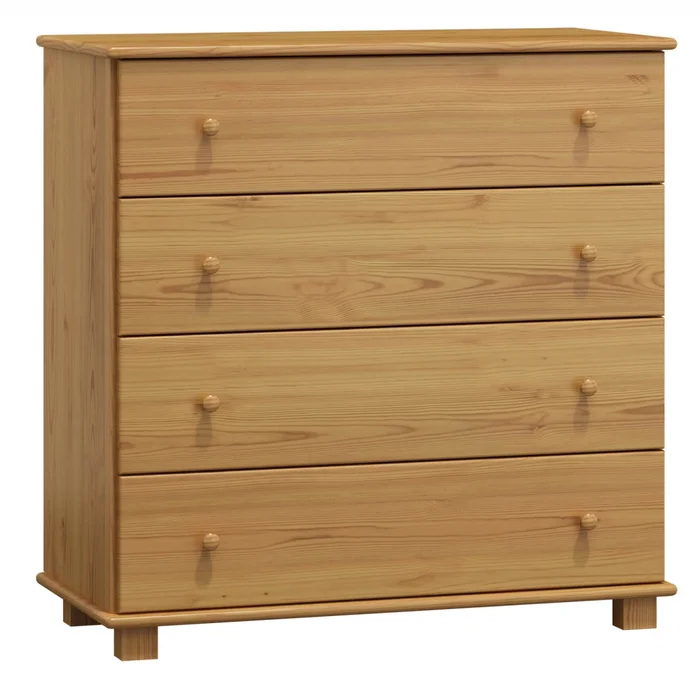 Komoda NEFTYS 7 – masivní borovice, moření olše, 100 × 100 × 47 cm