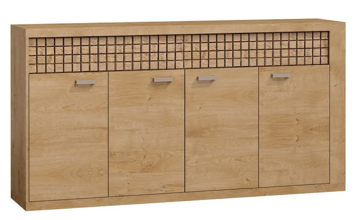 Komoda PULCHERIA 4D2S, dub ribbeck