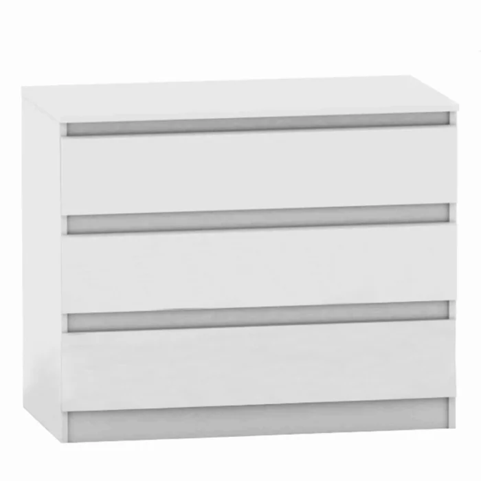 Komoda s 3 šuplíky HANY NEW 003, bílá