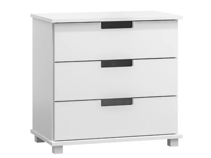 Komoda TORFIN 2 – borovice, bílá, 100 cm
