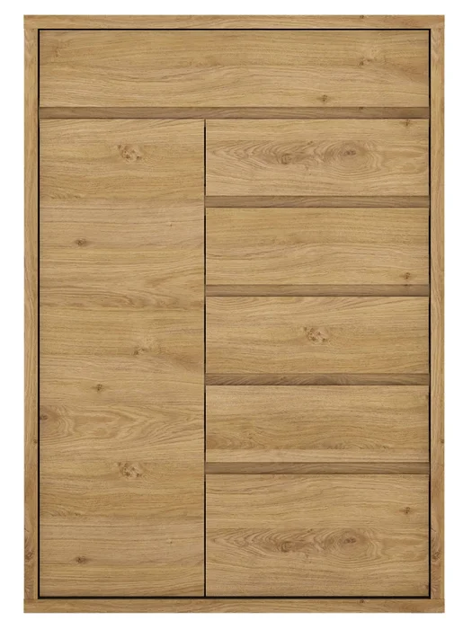 Komoda TROGLAV 1D6S – dub Shetland