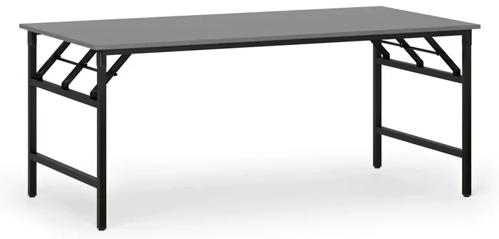 Konferenční skládací stůl 180x90 cm černá