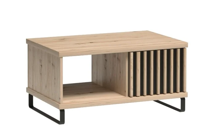 Konferenční stolek FRAGILIS 1S, dub artisan/černá