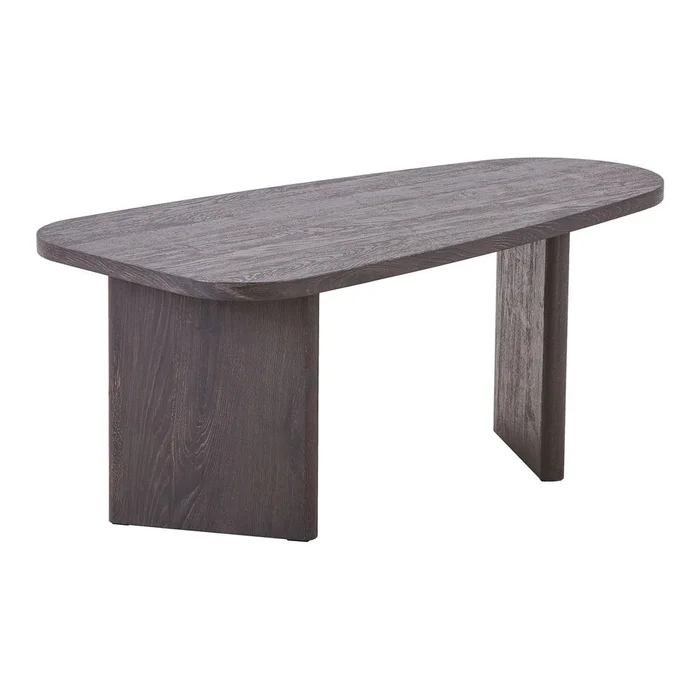 Konferenční stolek Melo 50x100 cm v tmavě hnědé barvě