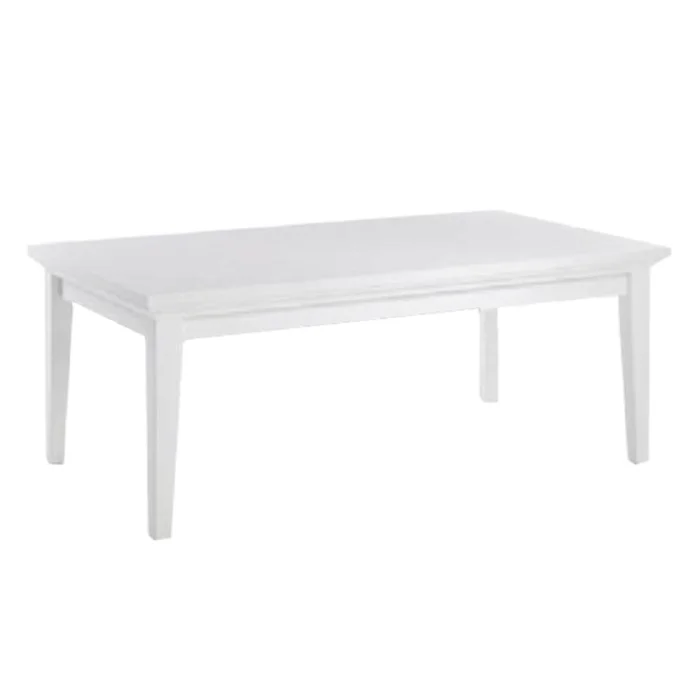 Konferenční stolek PARIS – bílý, 135 × 75 × 52,5 cm