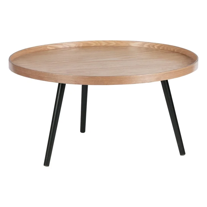 Konferenční stolek WOOOD Mesa 78 cm béžovo-černý