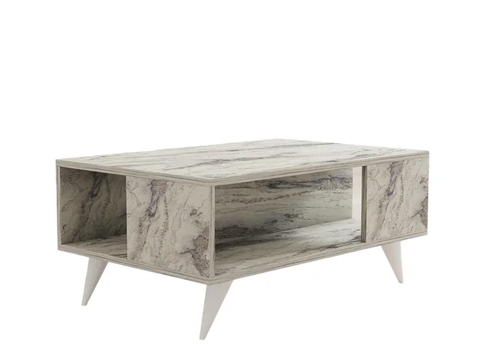 Konferenční stolek YELTRAN Freesia Marble