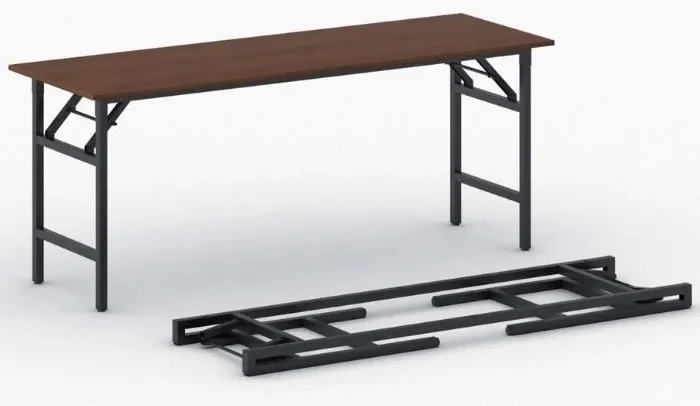 Konferenční stůl FAST READY 170x50 cm černá podnož třešeň