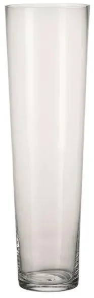 Kónická skleněná váza 60 cm
