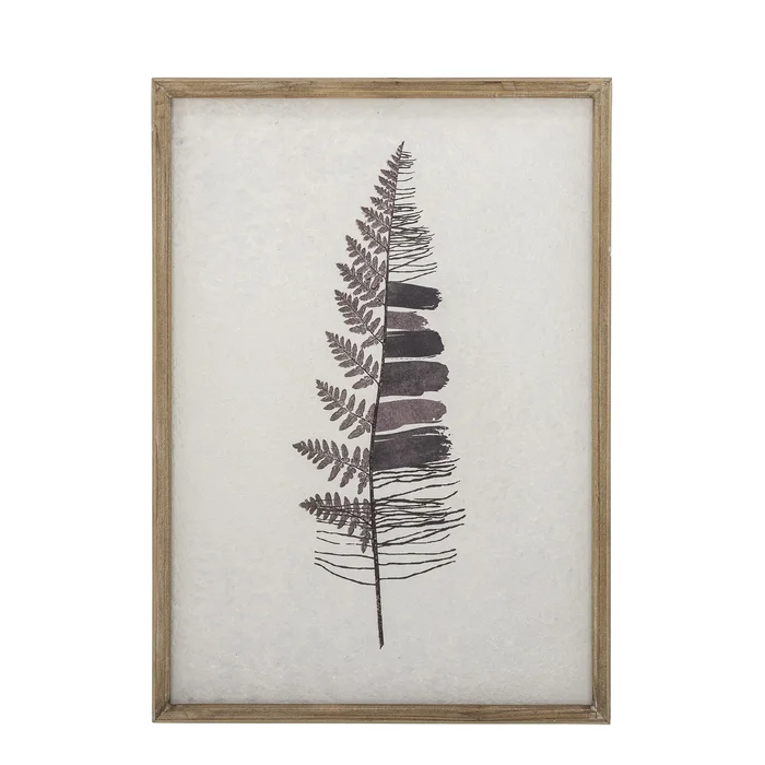 Korálová botanická ilustrace s rámem