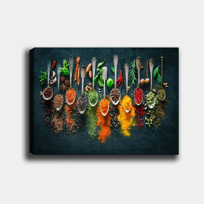 Koření dekorativní obraz na plátně 50 × 70 cm