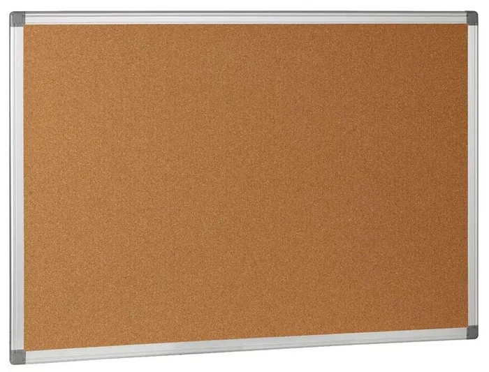 Korková nástěnka s hliníkovým rámem 1200x900 mm