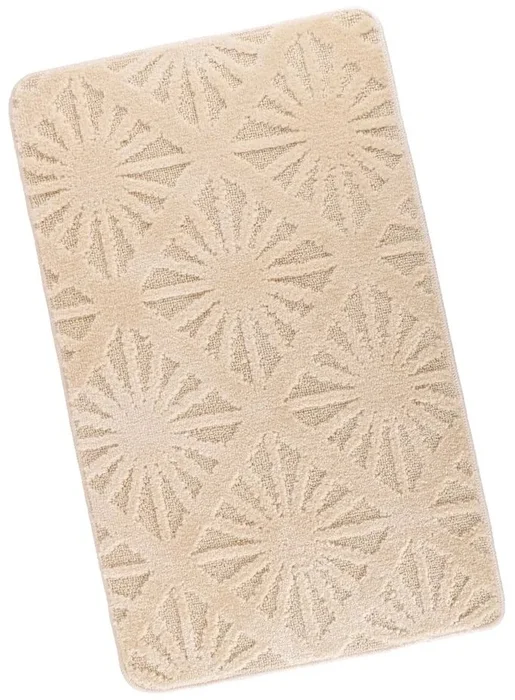 Koupelnová předložka 60x100 cm smetanové paprsky