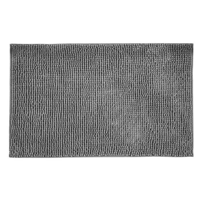 Koupelnová předložka Chenille 50x80 cm tmavě šedá