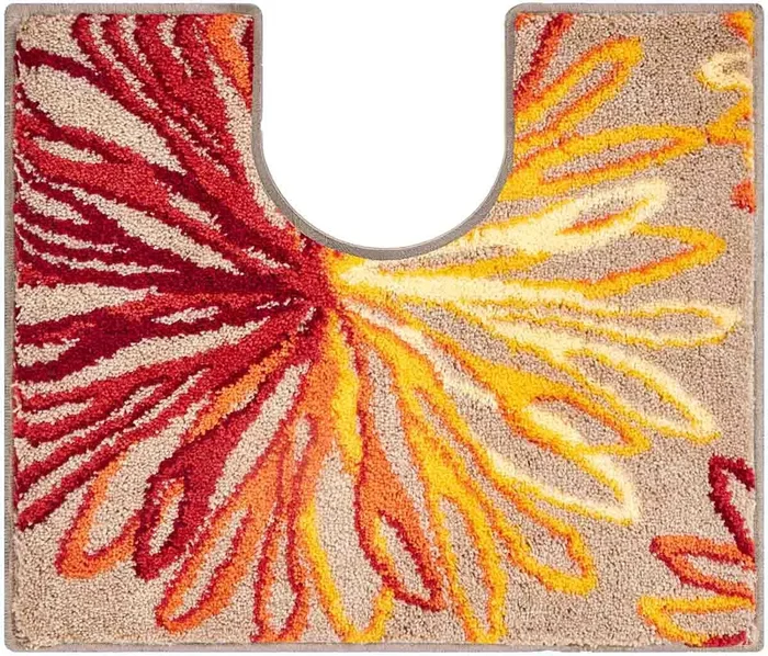 Koupelnová předložka Grund Art oranžovo-béžová 50x60 cm