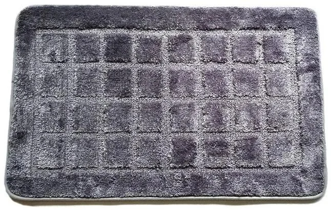 Koupelnová předložka Kostka tmavě šedá 50x80 cm